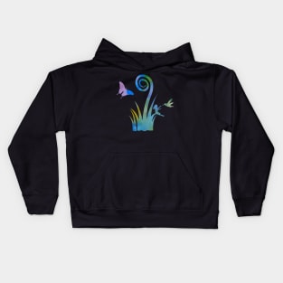 Fairy on a leaf Kids Hoodie